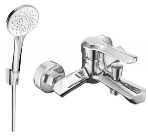 Mexen Sabre R74 kád csaptelep zuhanykészlettel, króm - 7213R74-00