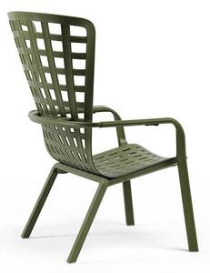 Nardi Folio kerti műanyag rakásolható szék agave zöld színben