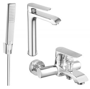 Mexen Pecos R72 fürdőkád csaptelep készlet, króm - 72713R72-00