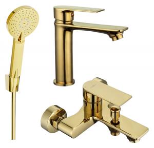 Mexen Royo R40 fürdőkád készlet, arany - 72203R40-50