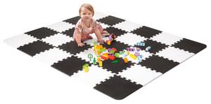 Habszivacs puzzle szőnyeg 150x180 cm - Black