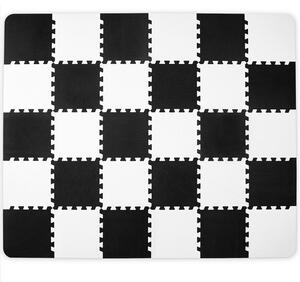 Habszivacs puzzle szőnyeg 150x180 cm - Black