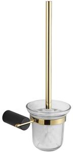 Mexen Aron WC-kefe, fekete/arany - 7088150-57