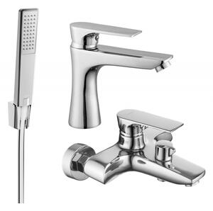 Mexen Axel R72 fürdőkád csomag, króm - 73803R72-00