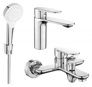 Mexen Milo R05 fürdőkád csaptelep készlet, króm - 71303R05-00