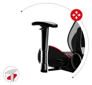 Huzaro Force 6.0 Gamer szék nyak-és derékpárnával #fekete-piros