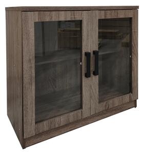 Vitrines cipősszekrény, Sapato, natúr, 80x40x80 cm