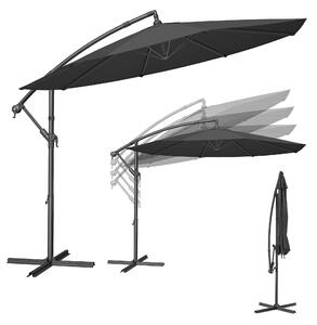 SONGMICS konzolos kerti napernyő, 3 m-es, szürke