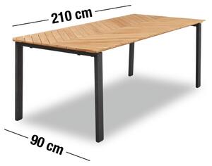 34678T kerti étkezőasztal 210 cm