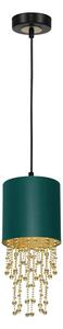 Milagro ALMERIA zöld függőlámpa (MLP6449) 1xE27 + ajándék LED izzó