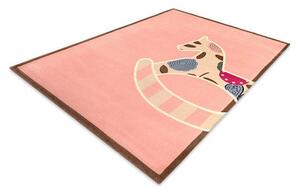 SC Rózsaszín Hintalovas szőnyeg 115x175 cm