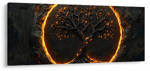 Kép – Életfa lávában II. (120x50 cm)