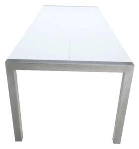 Daro K76_230 szétnyitható Étkezőasztal #ezüst-fehér fényes