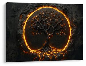 Kép – Életfa lávában II. (70x50 cm)