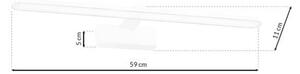 Milagro Splash 12W fehér fali lámpa 4000K IP44 (ML5618)