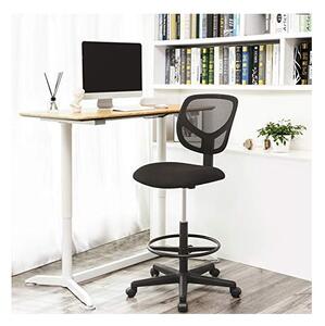 Irodai szék Songmics, fekete, OBN15BK, 60x60x117 cm