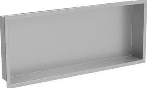 Mexen X-Wall-R fali polc szegéllyel 75 x 30 cm, inox - 1910753010