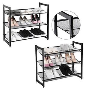 Cipőtároló, Songmics, LMR03B, 12 párnak, fém, 62 x 30 x 74 cm