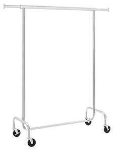 Gurulós ruhaállvány, Songmics, 130 kg, HSR11S, ezüst