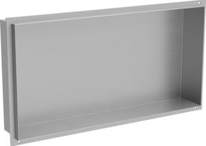 Mexen X-Wall-NR süllyesztett polc perem nélkül 60 x 30 cm, inox - 1911603010