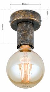 RETRO vintage mennyezeti lámpa