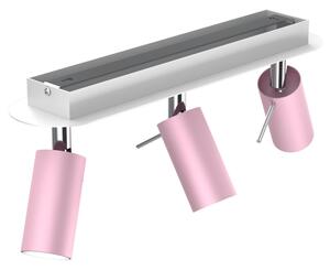 Milagro PRESTON rózsaszín mennyezeti lámpa (MLP7628) 3x mini GU10