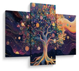 Kép – Lila fa tele energiával (90x60 cm)