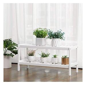 Cipőtároló állvány, Songmics, fehér, LBS02WT, 70x26x33 cm
