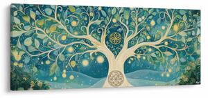 Kép – Mágikus fa spirálokkal (120x50 cm)