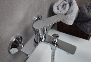 SOTBE NEA falra szerelhető kádtöltő csaptelep + zuhanyszett