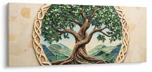 Kép – Fonott életfa (120x50 cm)