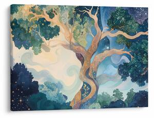 Kép – Kozmikus fa (70x50 cm)