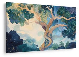 Kép – Kozmikus fa (90x60 cm)