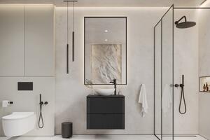 Mylife kadi fürdőszoba szekrény fekete (60cm)