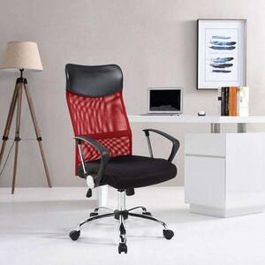 Timeless Tools Ergonomikus irodai szék magasított háttámlával - piros