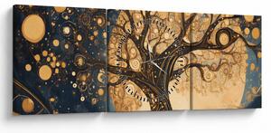 Kép – Szürrealista fa (órával) (90x30 cm)