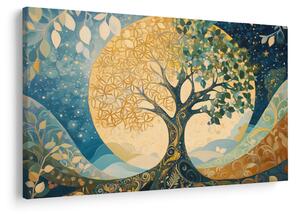 Kép – Életfa a holdban (90x60 cm)