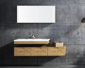 Sanovit SOFT 80 cm széles fali, pultba és bútorba építhető szögletes kerámia mosdó