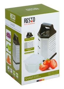 Konyhai reszelő, 6 oldalú, tárolóval, RESTO Sham 95413 (RESH95413)