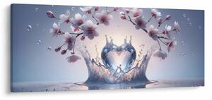 Kép - Gyémánt szív (120x50 cm)