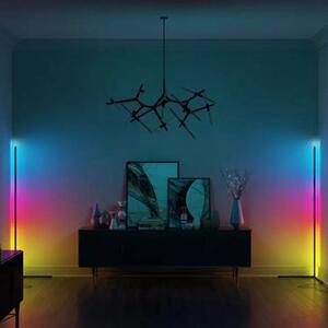 Commel wifi Okos RGB saroklámpa, állólámpa, hangulatfény - távirányítóval