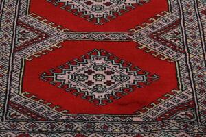 Pakisztáni szőnyeg bordó Jaldar 71x129 kézi csomózású szőnyeg