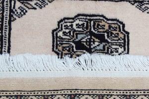 Pakisztáni szőnyeg bézs Bukhara 62x97 kézi csomózású szőnyeg