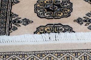 Pakisztáni szőnyeg bézs Bokhara 63x94 kézi csomózású szőnyeg