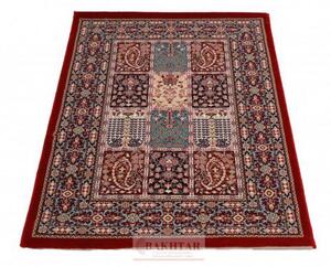 Perzsa szőnyeg bordó Kheshti 160x230 prémium perzsa gépi szőnyeg akrilból