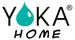 YOKA Home wc kefe (szögletes) - fekete / bambusz
