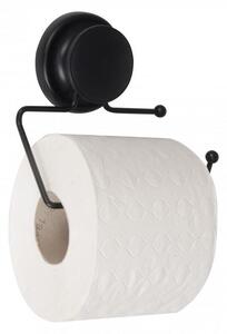 Yoka Home tapadókorongos WC papír tartó (fekete)