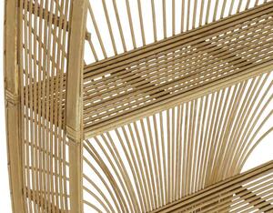 Polc falra bambusz 58x16x100 természetes barna