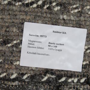 Vastag gyapjú szőnyeg Rustic 90x160 szövött modern szőnyeg
