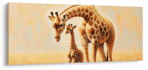 Kép - Zsiráfok (120x50 cm)